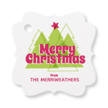 Weihnachtsbaumgeschenk-Tag