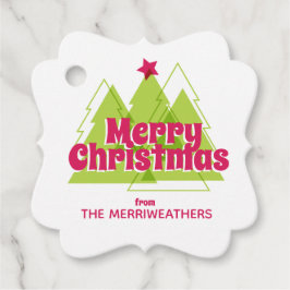 Weihnachtsbaumgeschenk-Tag Geschenkanhänger