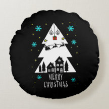 Weihnachtsbaumgestaltung mit Schlittenschwarz