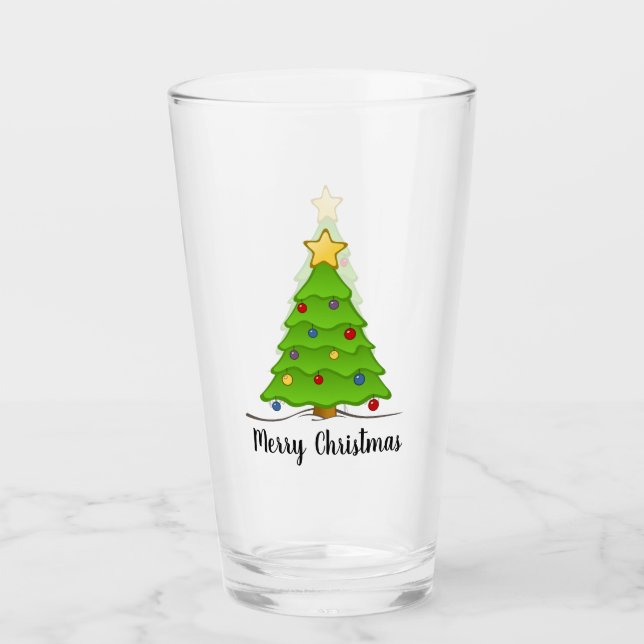 Weihnachtsbaumglas-Cup Glas (Vorderseite)