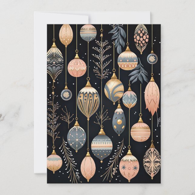 Weihnachtsbaumgrillkarte Feiertagskarte (Vorderseite)