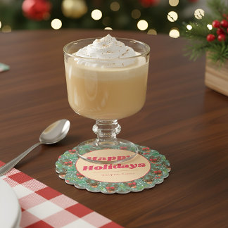 Weihnachtsbaumgrün  untersetzer