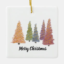 Weihnachtsbaumhain-Ornament Keramikornament