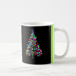 Weihnachtsbaumjuwelen auf Grün Tasse