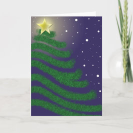Weihnachtsbaumkarte - Anpassen Feiertagskarte