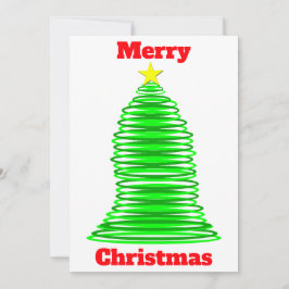 Weihnachtsbaumkarte Einladung