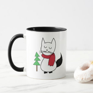 Weihnachtsbaumkatze Tasse