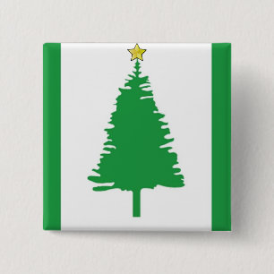 Weihnachtsbaumknopf Button