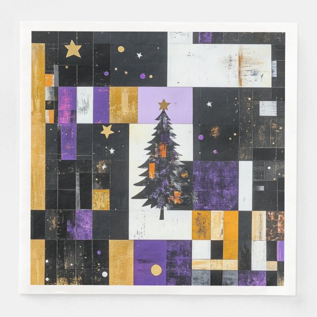 Weihnachtsbaumkollektion Serviette (Vorderseite)