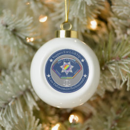 Weihnachtsbaumkugel zum Schutz Keramik Kugel-Ornament