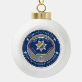 Weihnachtsbaumkugel zum Schutz Keramik Kugel-Ornament