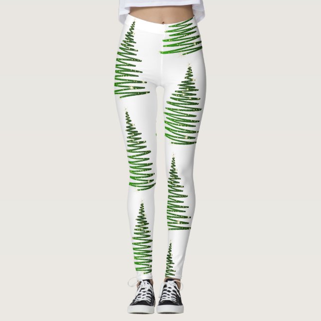 WeihnachtsbaumLeggings Leggings (Vorderseite)