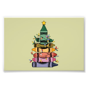 Weihnachtsbaumlehrer Lebensgeschenke Fotodruck