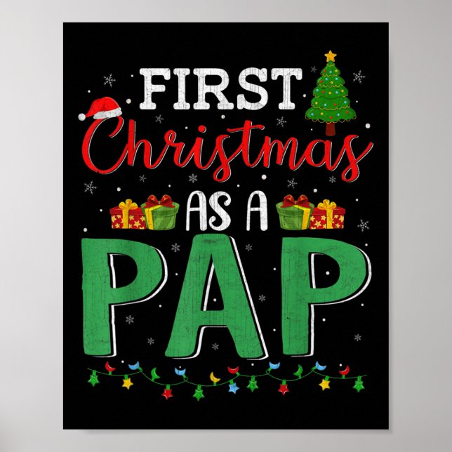 Weihnachtsbaumleuchten Dekoration Funny First Chri (Vorne)