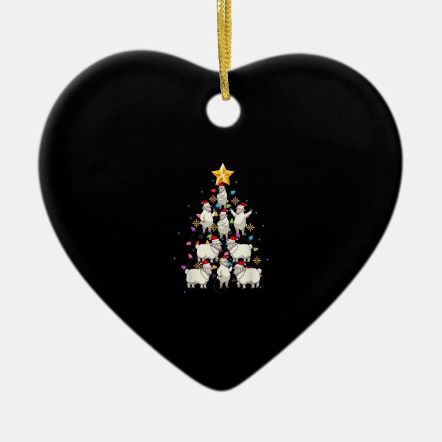 Weihnachtsbaumleuchten Weihnachtsgeschenk Keramik Ornament (Vorne)