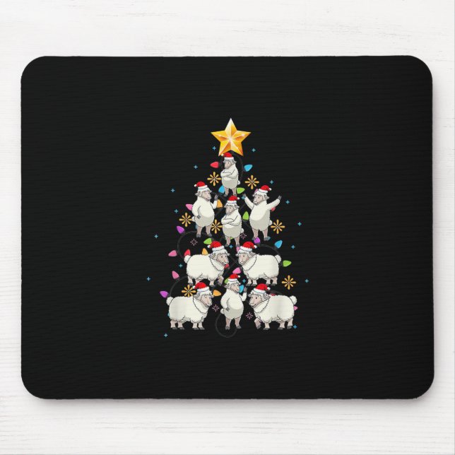 Weihnachtsbaumleuchten Weihnachtsgeschenk Mousepad (Vorne)