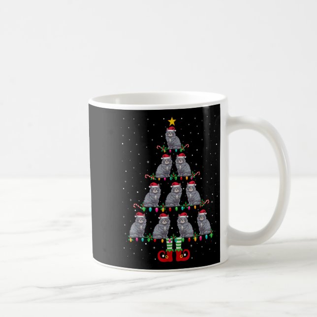 Weihnachtsbaumleuchten Weihnachtsmannmütze Elf Mai Kaffeetasse (Rechts)