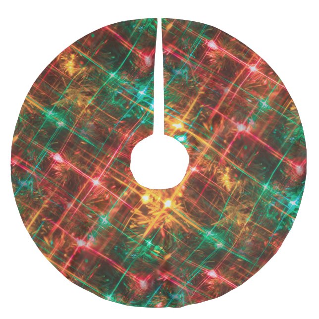 Weihnachtsbaumleuchter Weihnachtsbaumrock Polyester Weihnachtsbaumdecke (Vorderseite)