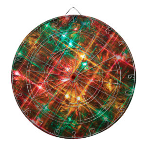 Weihnachtsbaumlichter Dartscheibe