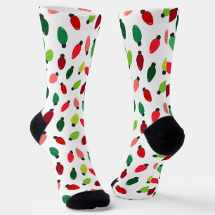 Weihnachtsbaumlichter Originaldruck Socken