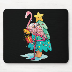 Weihnachtsbaumlichter Tropischer Flamingo Tier Wei Mousepad
