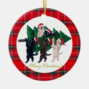 Weihnachtsbaummalerei Keramik Ornament