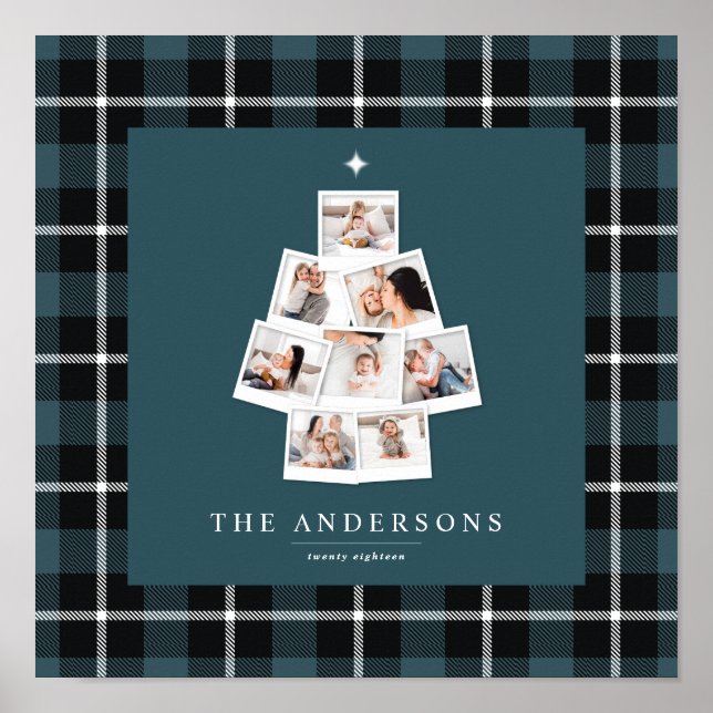 Weihnachtsbaummehrtage Foto Poster (Vorne)