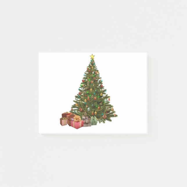 Weihnachtsbaummöbel Weihnachtsdekor Post-it Klebezettel (Vorderseite)