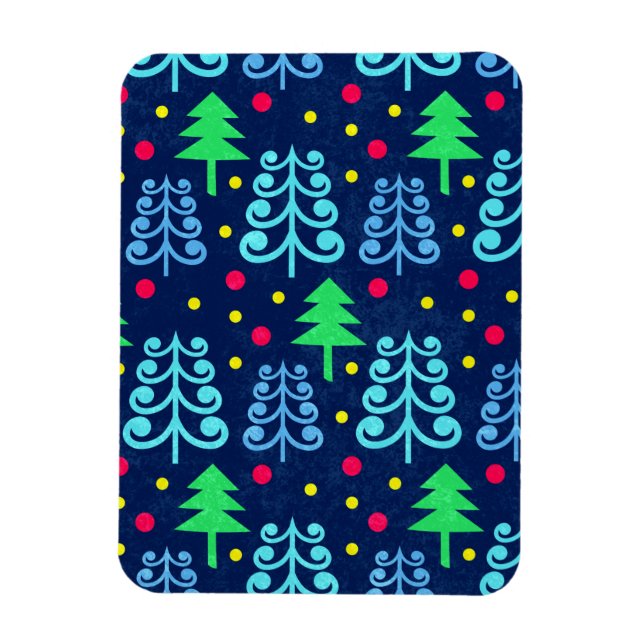 Weihnachtsbaummuster Magnet (Vertikal)