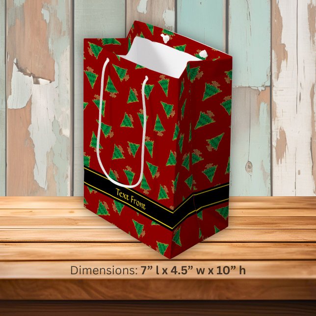 Weihnachtsbaummuster Mittlere Geschenktüte (Von Creator hochgeladen)