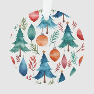 Weihnachtsbaummuster Ornament