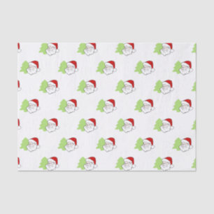 Weihnachtsbaummuster Seidenpapier