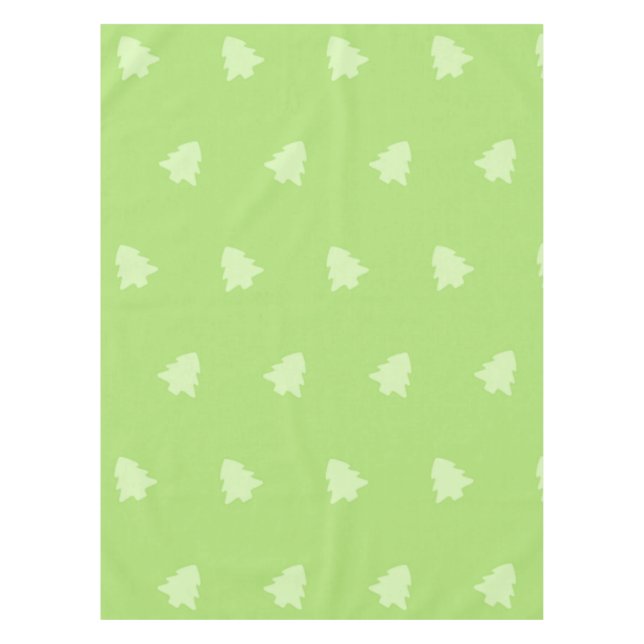 Weihnachtsbaummuster Tischdecke (Vorderseite)