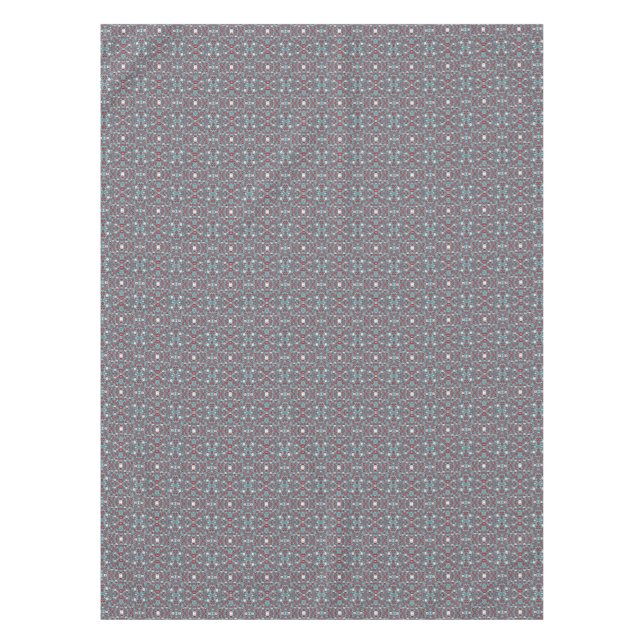 Weihnachtsbaummuster Tischdecke (Vorderseite)