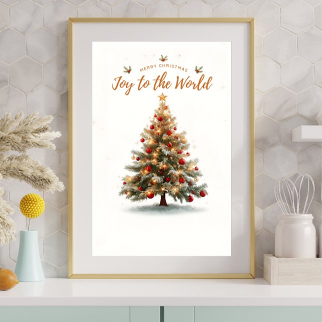 Weihnachtsbaumplakat — Magisches Winterfest Poster (Von Creator hochgeladen)