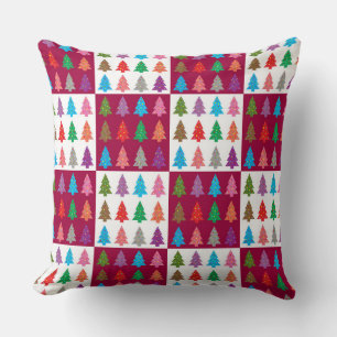 Weihnachtsbaumquiltmuster Kissen