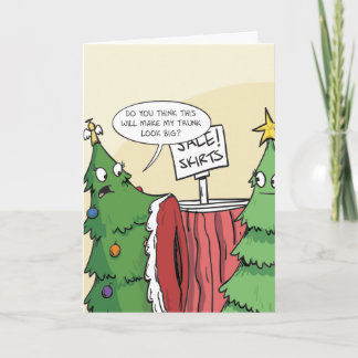 Weihnachtsbaumrock Feiertagskarte