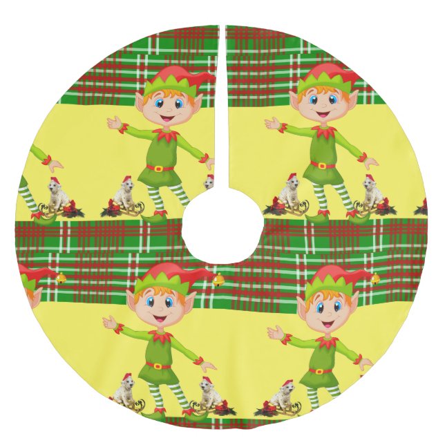 Weihnachtsbaumrock Polyester Weihnachtsbaumdecke (Vorderseite)