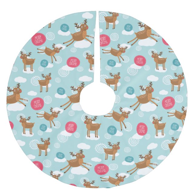 Weihnachtsbaumrock Polyester Weihnachtsbaumdecke (Vorderseite)