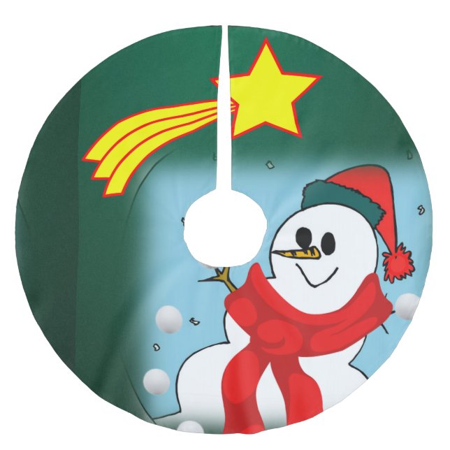 Weihnachtsbaumrock Polyester Weihnachtsbaumdecke (Vorderseite)