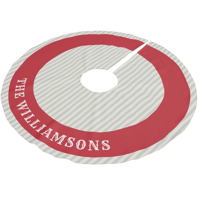 Weihnachtsbaumrock Polyester Weihnachtsbaumdecke (Schrägansicht)