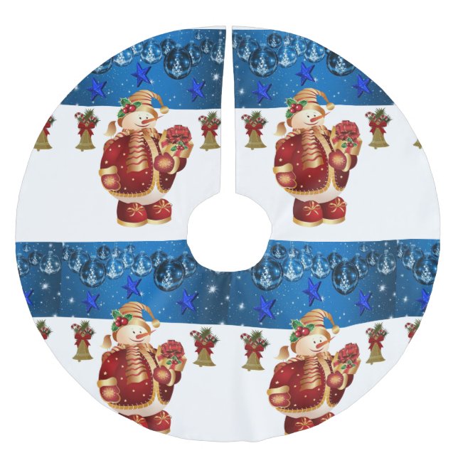 Weihnachtsbaumrock Polyester Weihnachtsbaumdecke (Vorderseite)