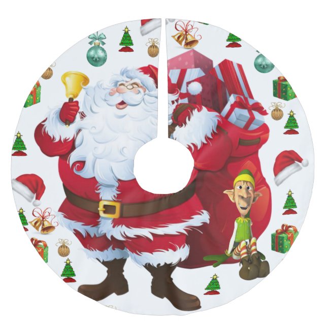 Weihnachtsbaumrock Polyester Weihnachtsbaumdecke (Vorderseite)