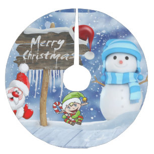 Weihnachtsbaumrock Polyester Weihnachtsbaumdecke