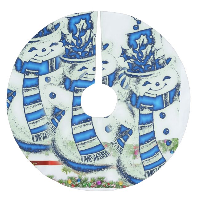 Weihnachtsbaumrock Polyester Weihnachtsbaumdecke (Vorderseite)