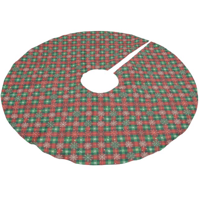 Weihnachtsbaumrock Polyester Weihnachtsbaumdecke (Schrägansicht)