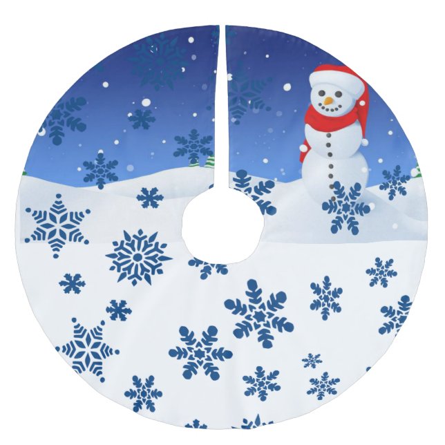 Weihnachtsbaumrock Polyester Weihnachtsbaumdecke (Vorderseite)