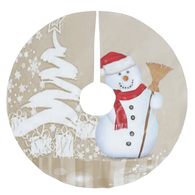 Weihnachtsbaumrock Polyester Weihnachtsbaumdecke (Vorderseite)