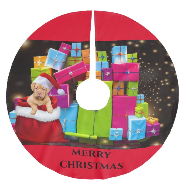 Weihnachtsbaumrock Polyester Weihnachtsbaumdecke (Vorderseite)