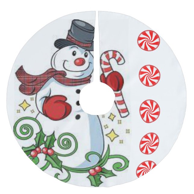 Weihnachtsbaumrock Polyester Weihnachtsbaumdecke (Vorderseite)